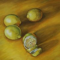 Lemons II 30x40cm Oil on canvas